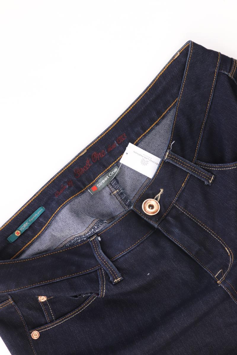 Street One Fit Slim Jeans Gr. W31 blau aus Baumwolle