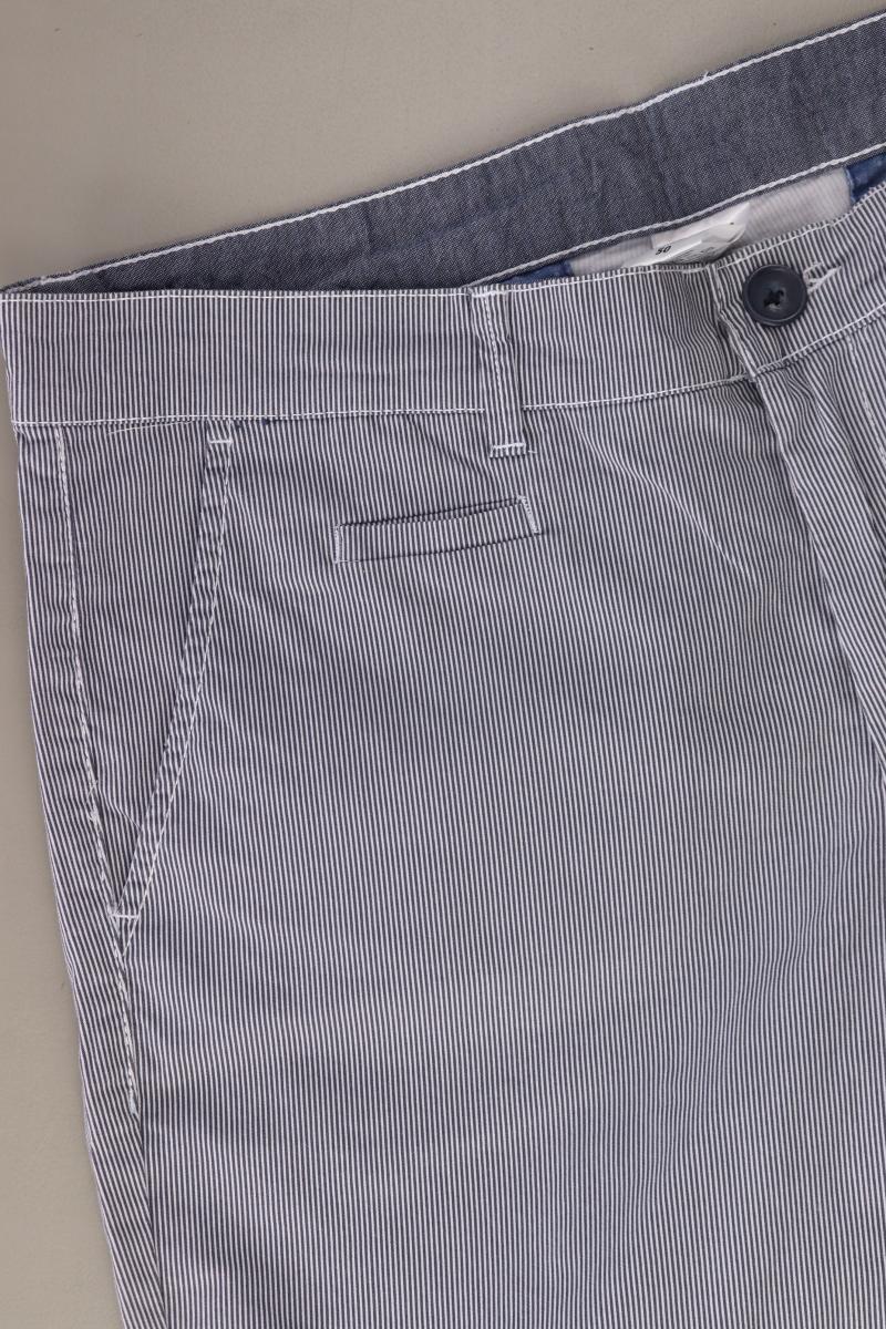 Straight Up Shorts für Herren Gr. 50 gestreift blau aus Baumwolle