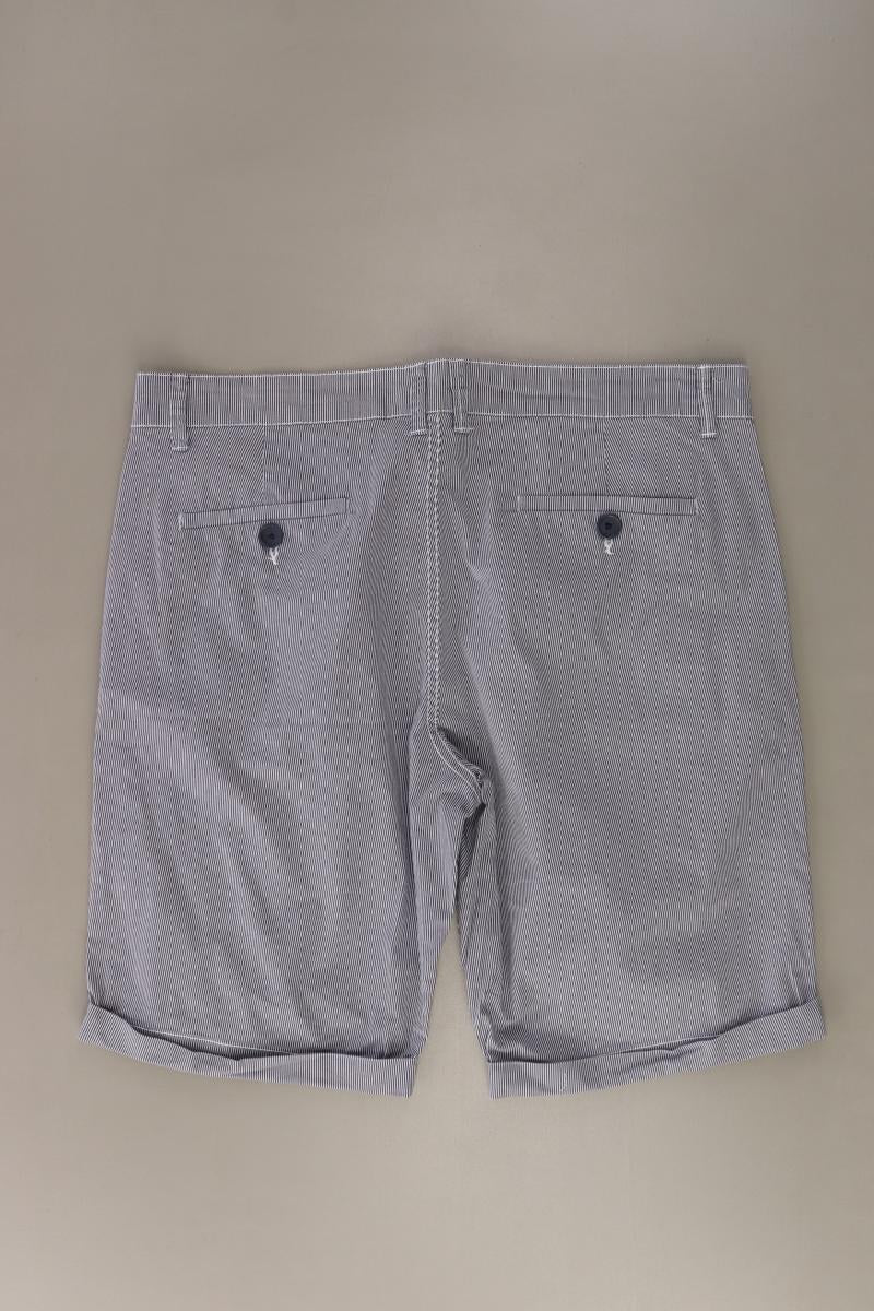 Straight Up Shorts für Herren Gr. 50 gestreift blau aus Baumwolle