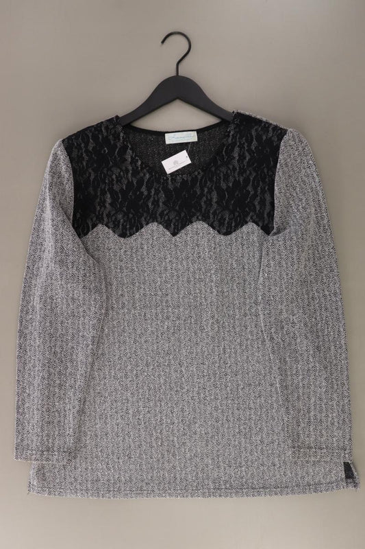 Himmelblau Feinstrickpullover Gr. 46 grau aus Polyester