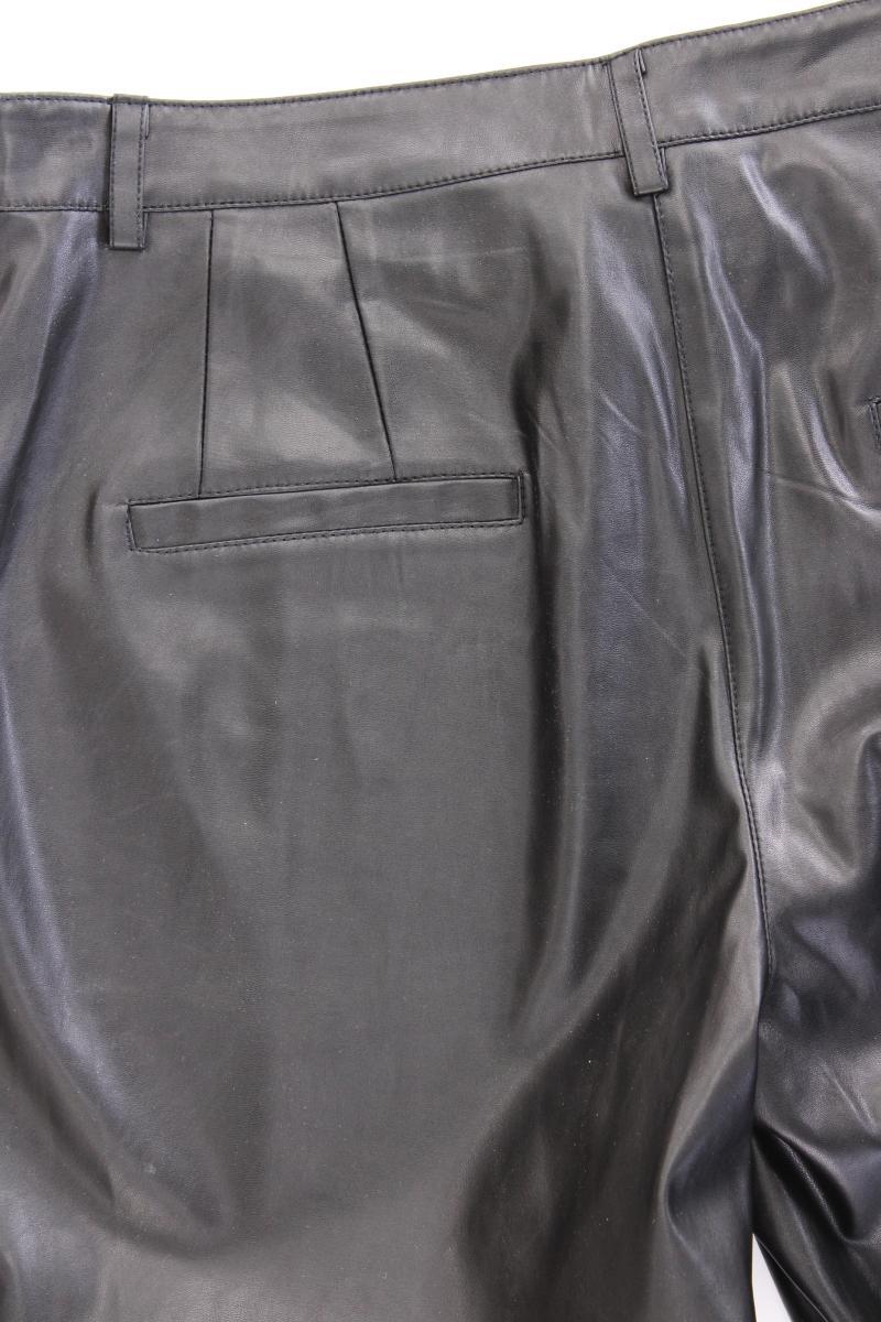 edc by Esprit Kunstlederhose Gr. 38 schwarz aus Polyester