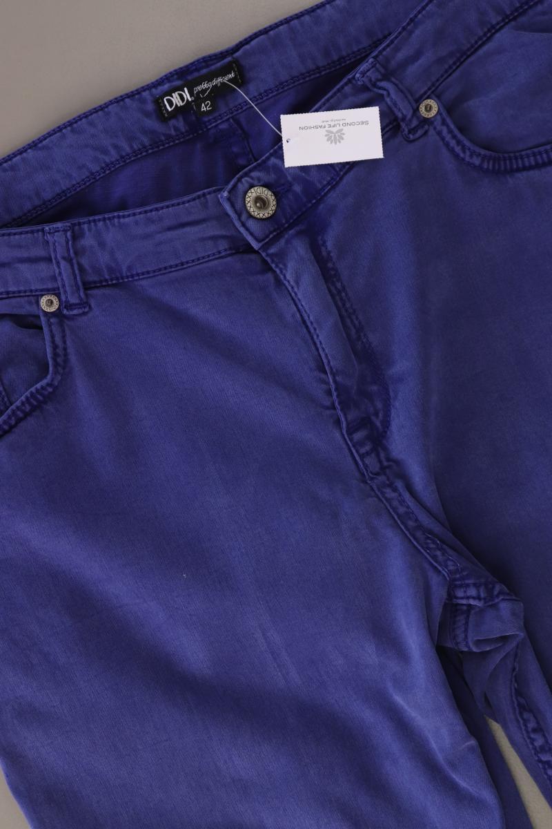 DIDI 3/4 Hose Gr. 42 blau aus Baumwolle