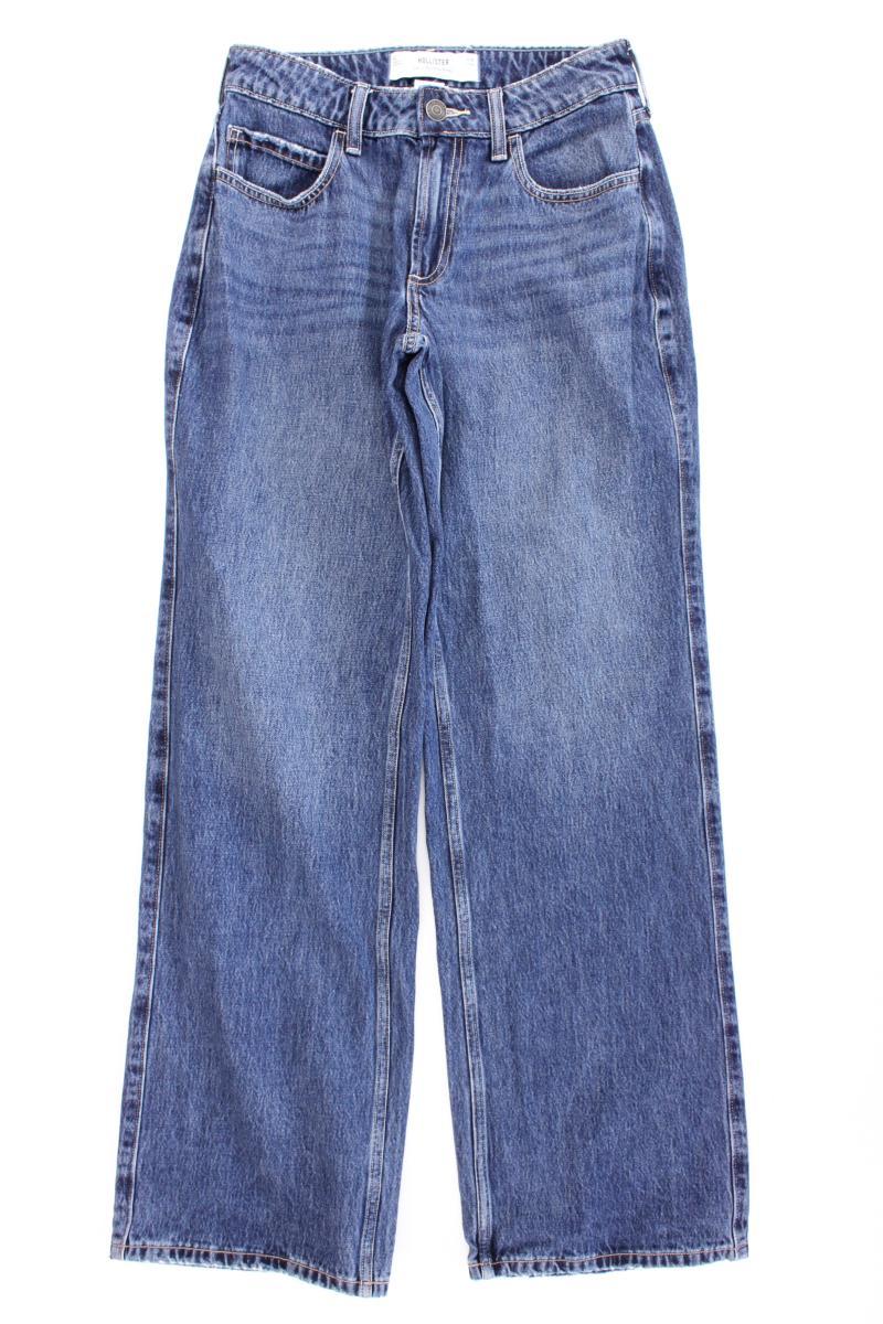 Hollister Curvy Mid-Rise Baggy Jeans Gr. W25 neuwertig blau aus Baumwolle