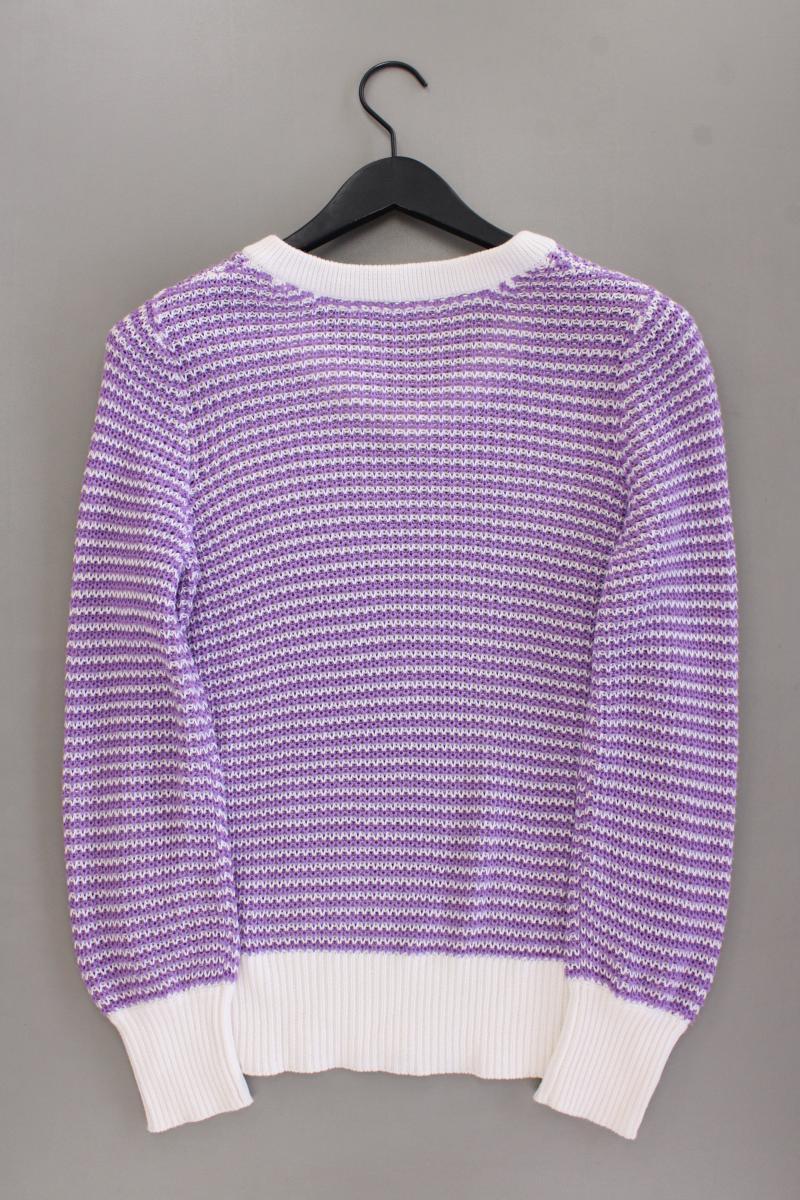 Himmelblau Grobstrickpullover Gr. 34 lila aus Viskose