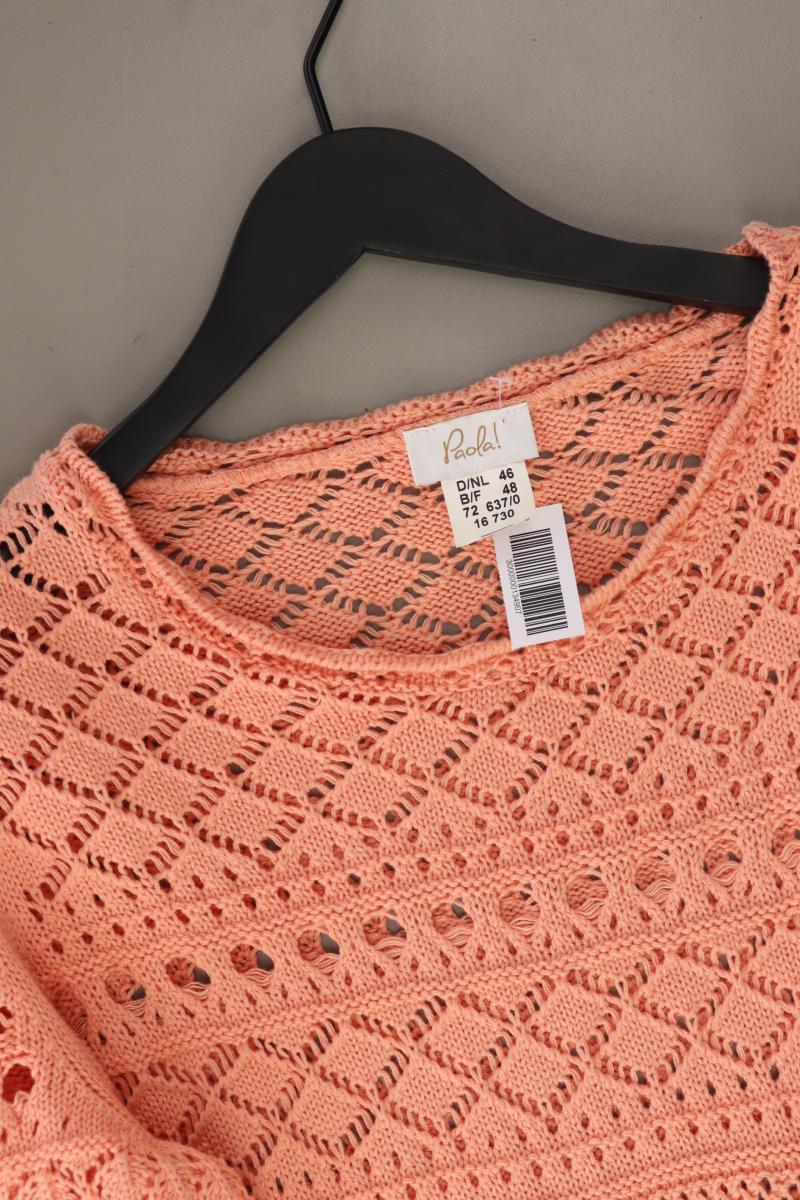 Paola Classic Pullover Gr. 46 orange aus Polyacryl
