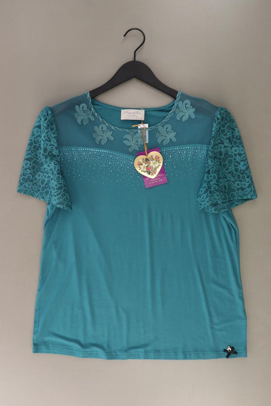 Himmelblau Shirt Petrol Gr. 46 neu mit Etikett Kurzarm aus Viskose