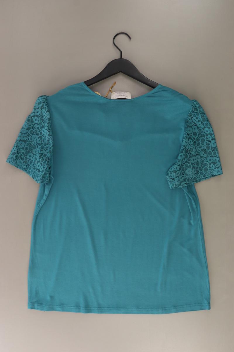Himmelblau Shirt Petrol Gr. 46 neu mit Etikett Kurzarm aus Viskose