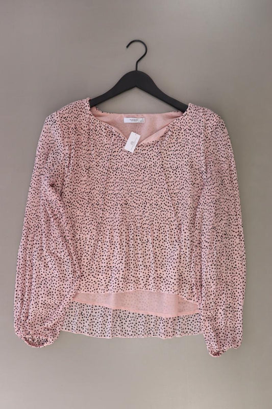 Reserved Langarmbluse Gr. 38 gepunktet rosa aus Polyester