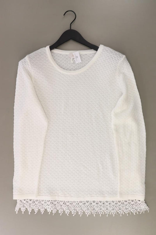 Paola Feinstrickpullover Gr. 46 creme aus Polyacryl