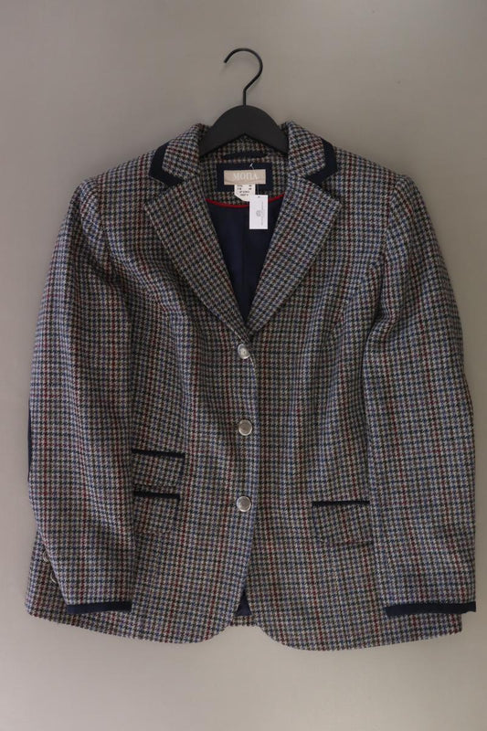 Mona Wollblazer Gr. 46 kariert grau aus Schurwolle