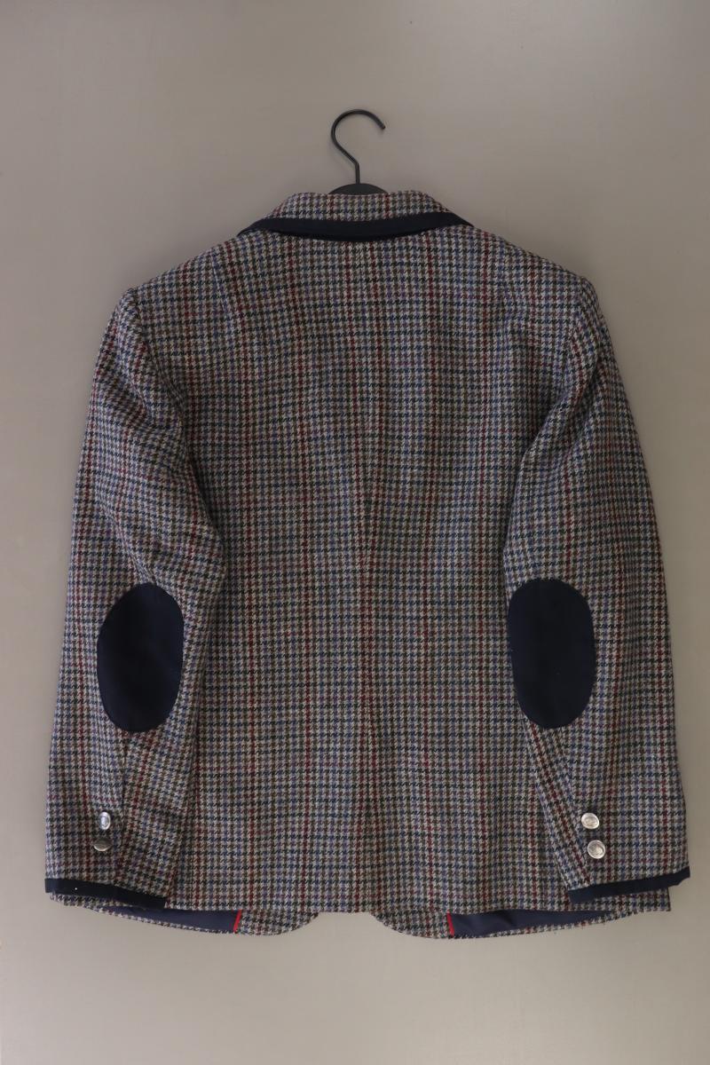 Mona Wollblazer Gr. 46 kariert grau aus Schurwolle