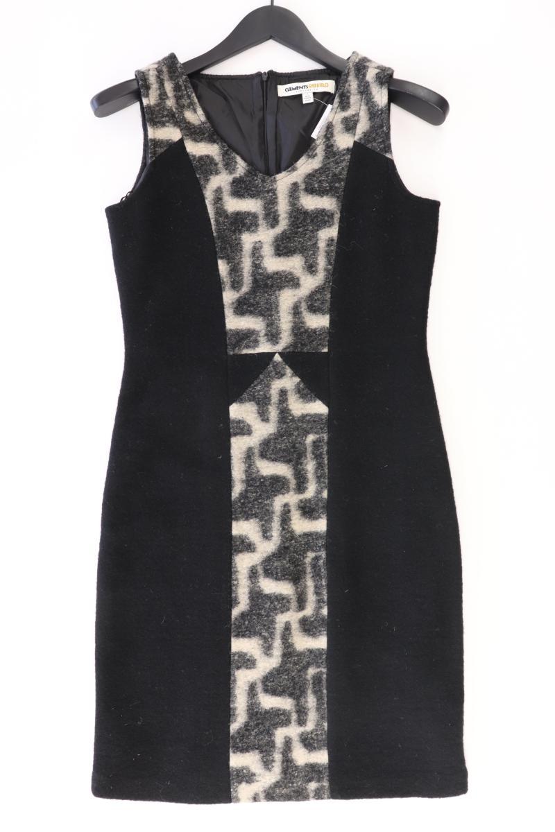 Clements Ribeiro Wollkleid Gr. S Kurzarm schwarz