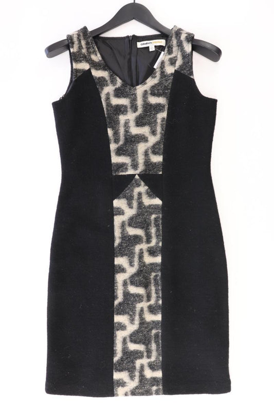 Clements Ribeiro Wollkleid Gr. S Kurzarm schwarz