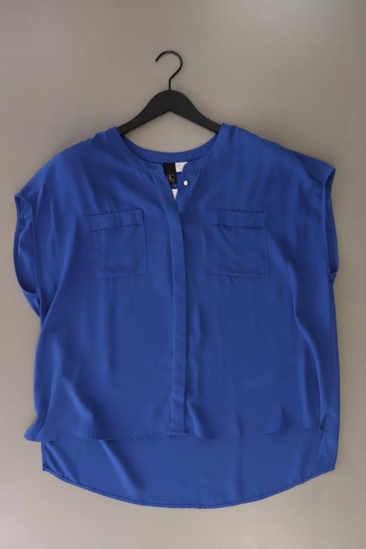 BC Best Connections Kurzarmbluse Gr. 44 blau aus Polyester