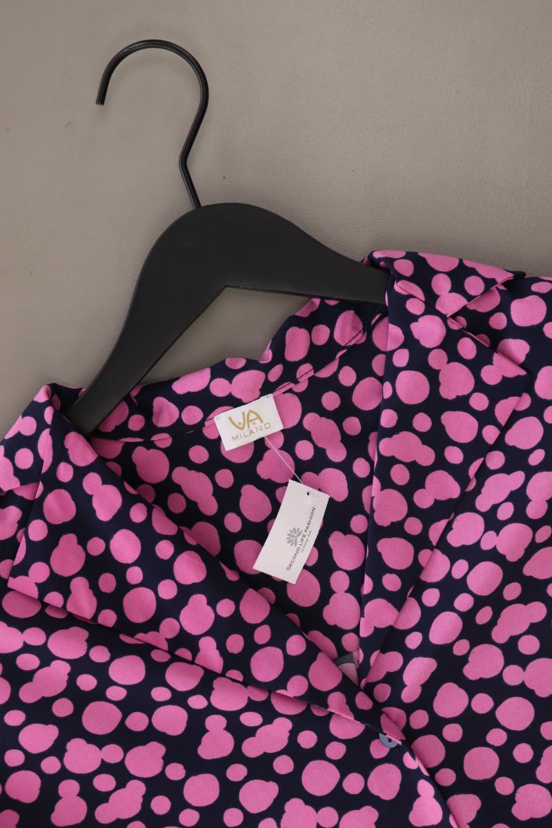 VA Milano Bluse mit Wolkenmuster Gr. L Kurzarm pink