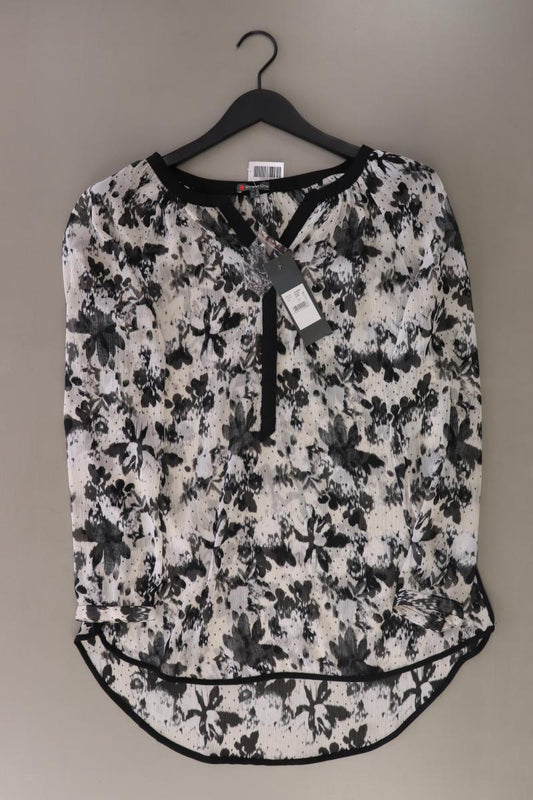Street One Langarmbluse Gr. 38 mit Blumenmuster neu mit Etikett grau
