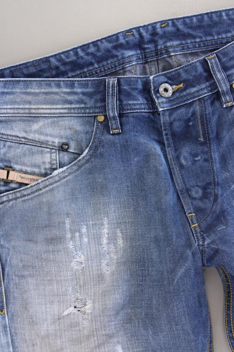 Diesel Straight Jeans für Herren Gr. W31/L32 blau aus Baumwolle