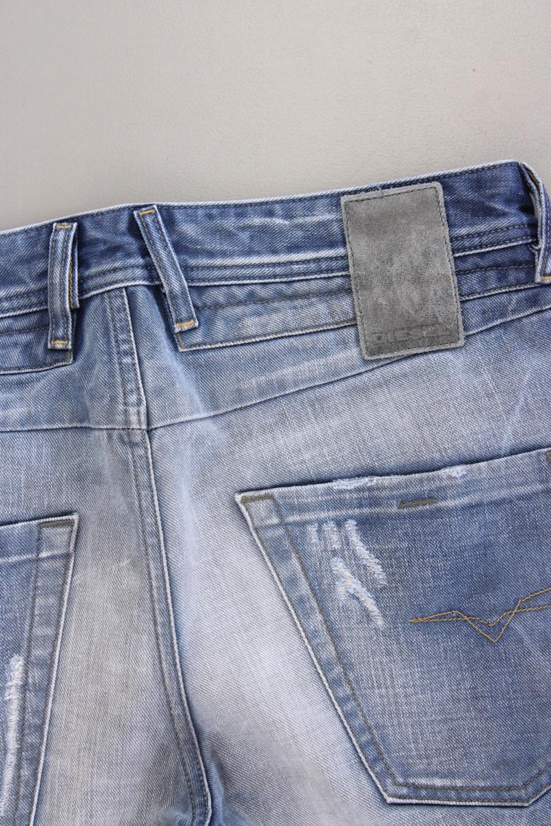 Diesel Straight Jeans für Herren Gr. W31/L32 blau aus Baumwolle