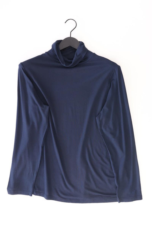 Judith Williams Rollkragenshirt Gr. 46 Langarm blau aus Modal