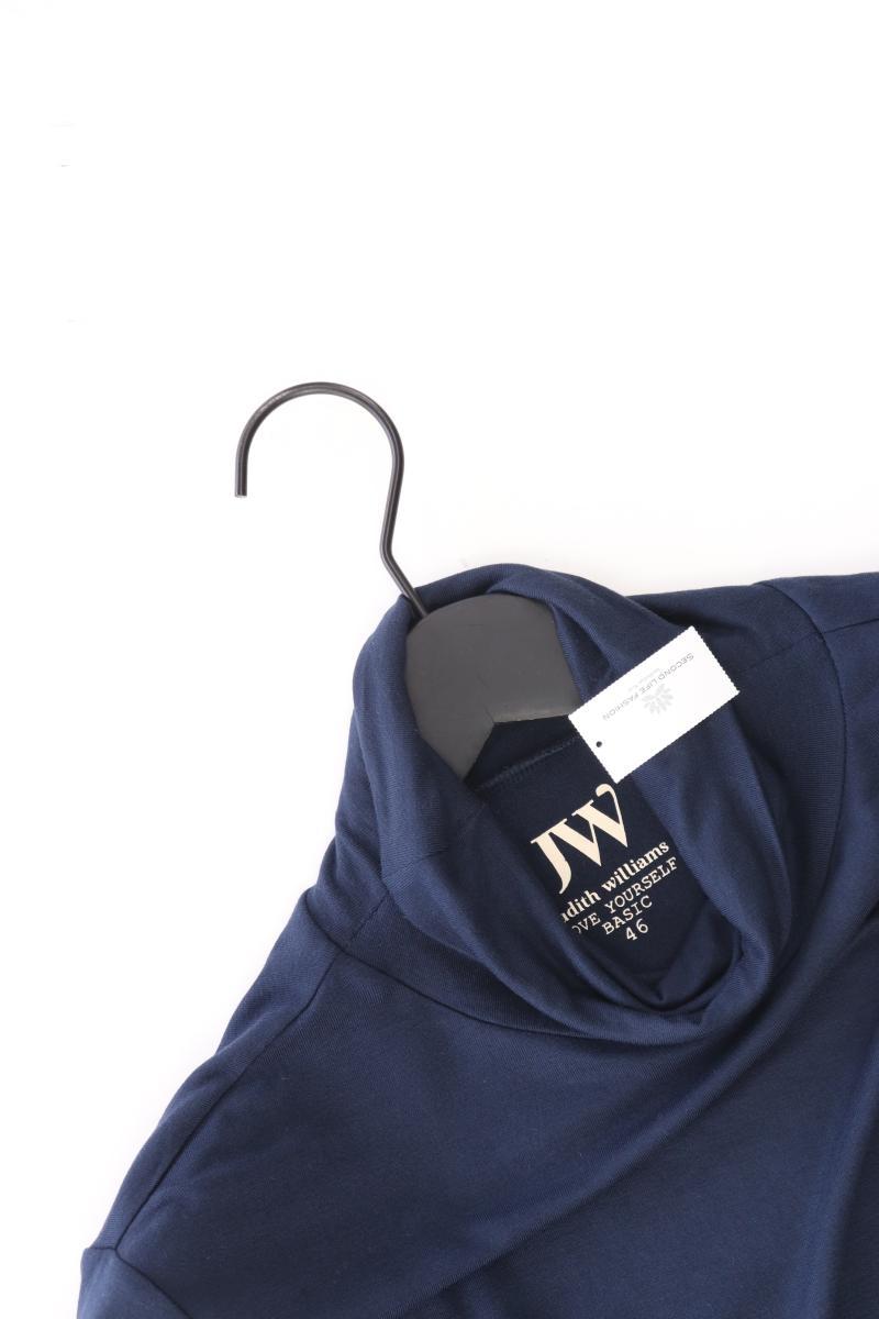 Judith Williams Rollkragenshirt Gr. 46 Langarm blau aus Modal