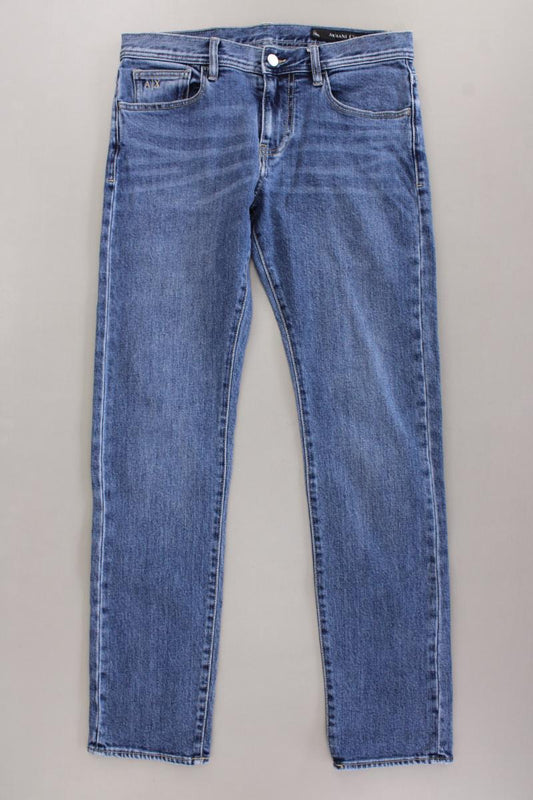 Armani Exchange Slim Jeans für Herren Gr. W30 blau aus Baumwolle