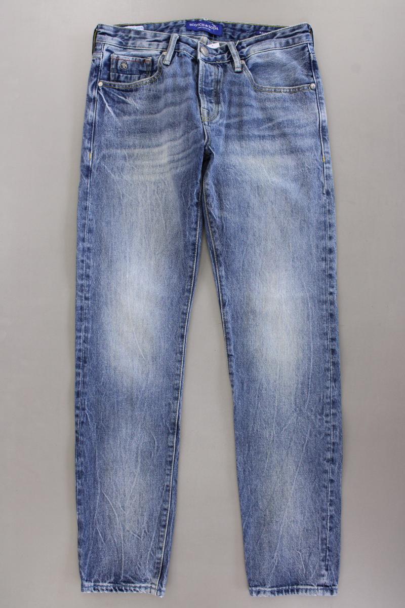 Scotch & Soda Straight Jeans für Herren Gr. W30/L32 blau aus Baumwolle