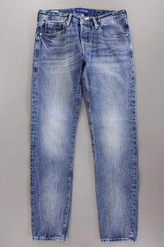 Scotch & Soda Straight Jeans für Herren Gr. W30/L32 blau aus Baumwolle