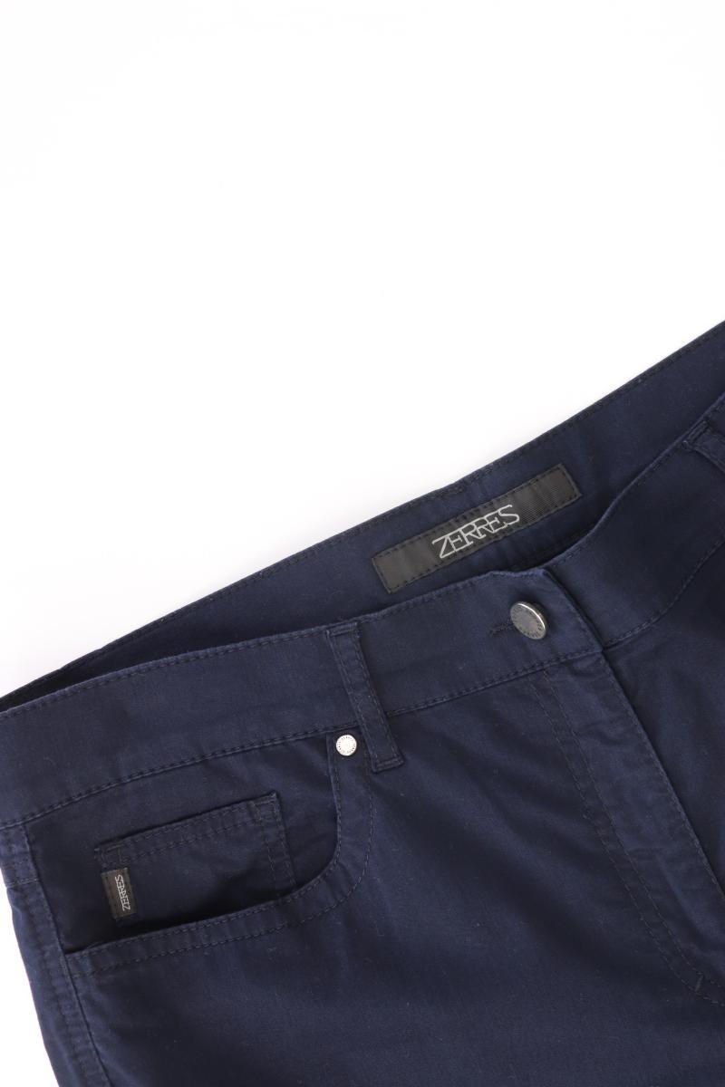 Zerres 7/8 Hose für Herren Gr. 44 blau aus Baumwolle