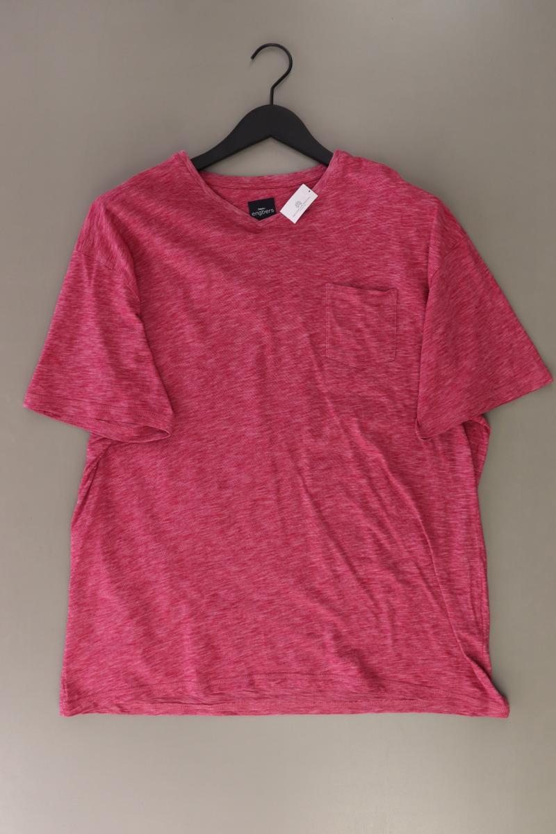 Engbers T-Shirt für Herren Gr. XXL Kurzarm rot aus Baumwolle