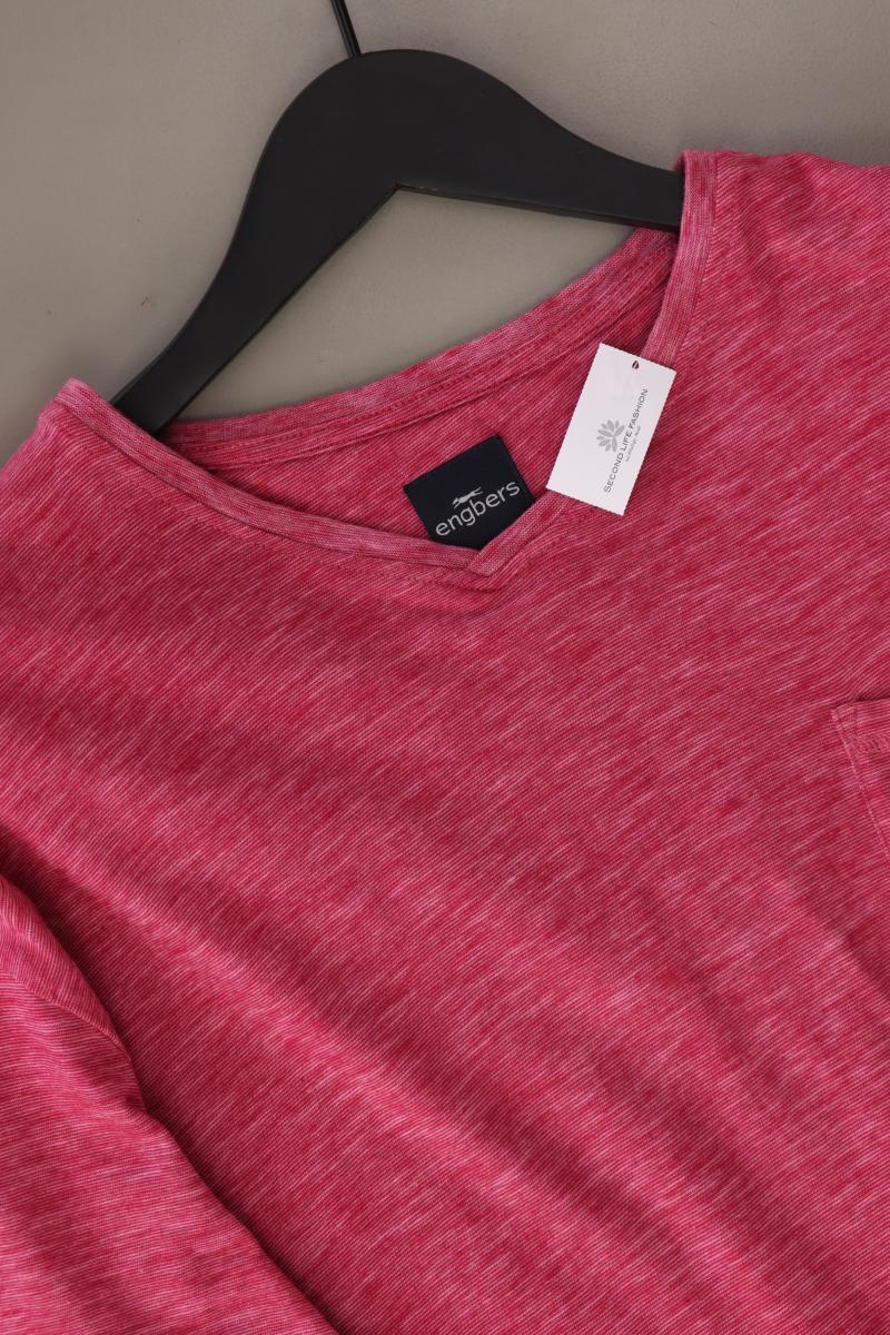 Engbers T-Shirt für Herren Gr. XXL Kurzarm rot aus Baumwolle