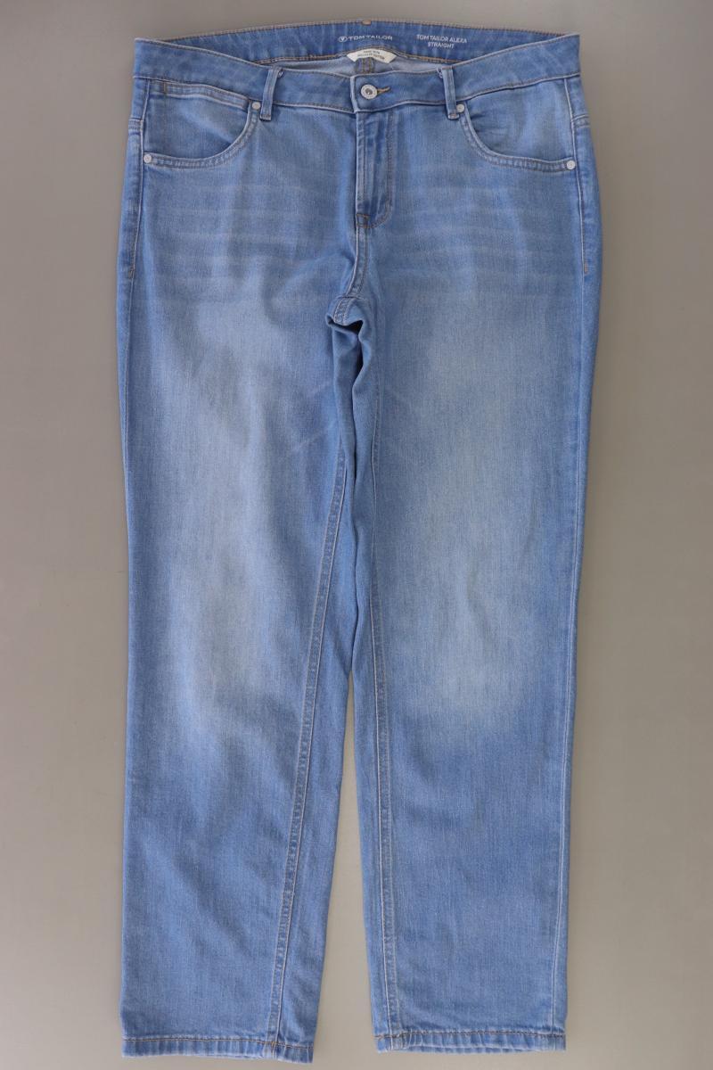 Tom Tailor Straight Jeans Gr. W33 Modell Alexa blau aus Baumwolle