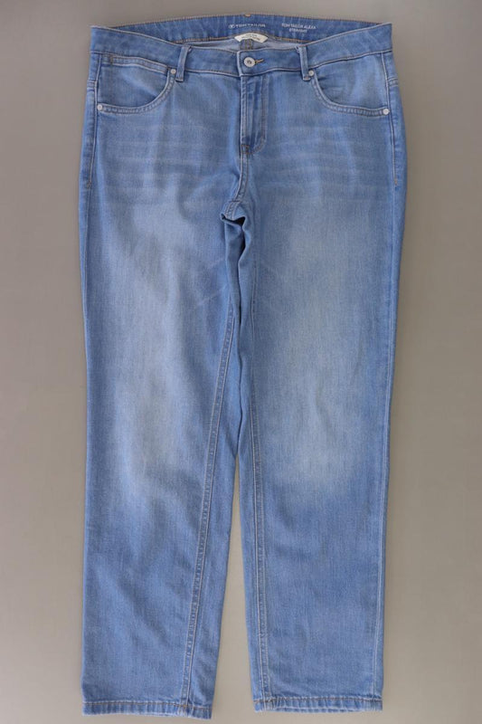 Tom Tailor Straight Jeans Gr. W33 Modell Alexa blau aus Baumwolle
