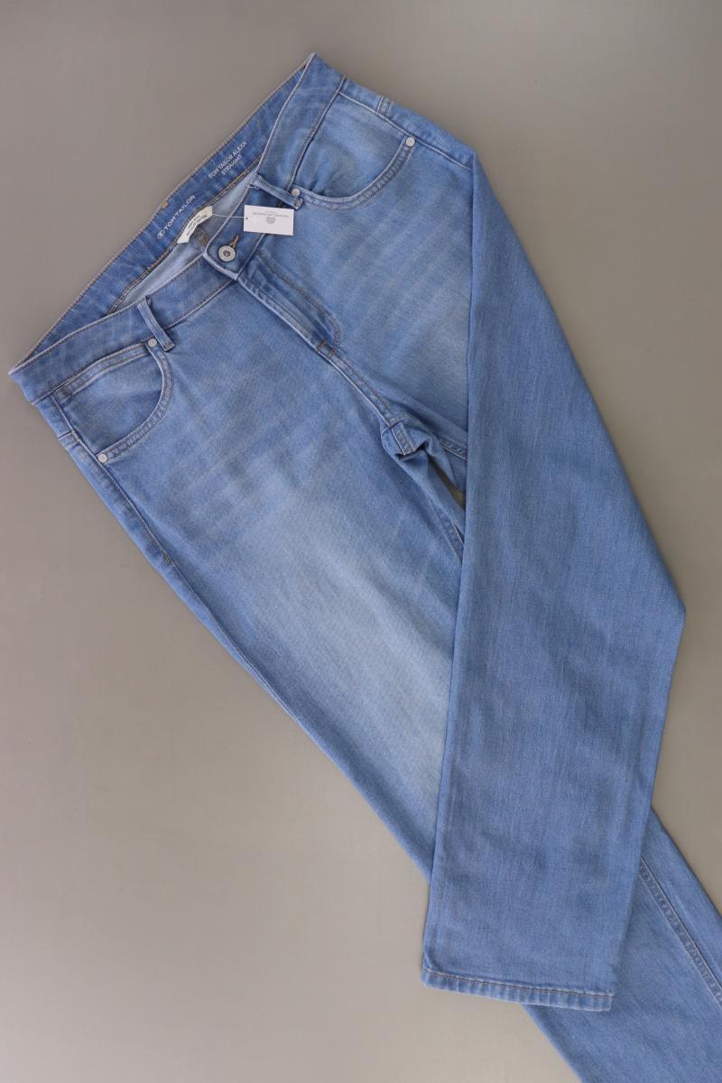Tom Tailor Straight Jeans Gr. W33 Modell Alexa blau aus Baumwolle