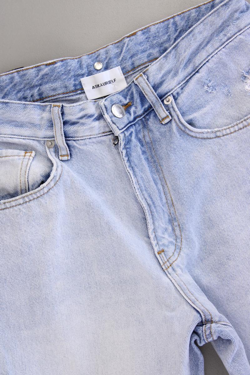 Askyurself Straight Jeans für Herren Gr. W30 blau aus Baumwolle