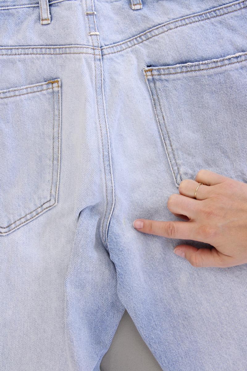 Askyurself Straight Jeans für Herren Gr. W30 blau aus Baumwolle