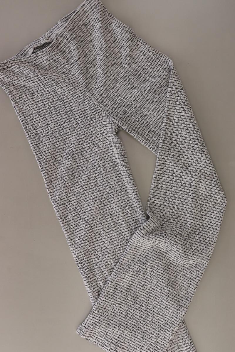 Pull&Bear Stretchhose Gr. S grau aus Baumwolle