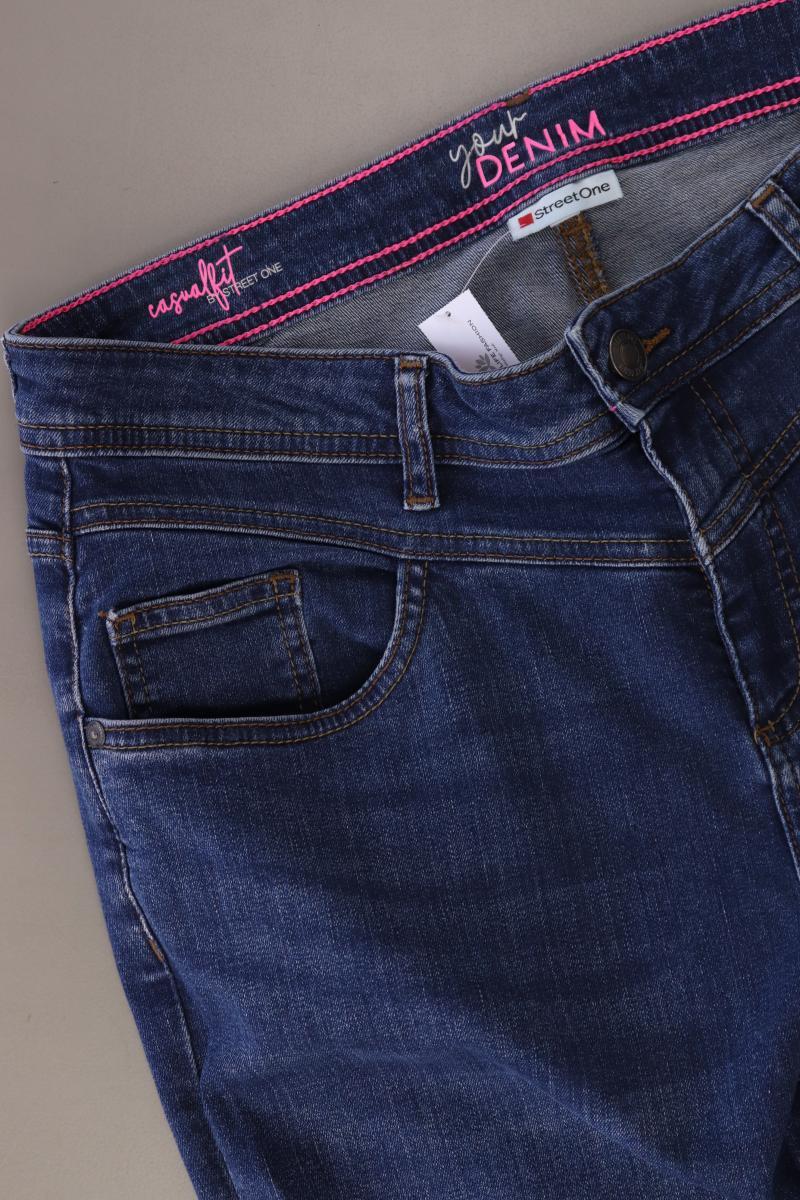 Street One Straight Jeans Gr. W34/L30 blau aus Baumwolle