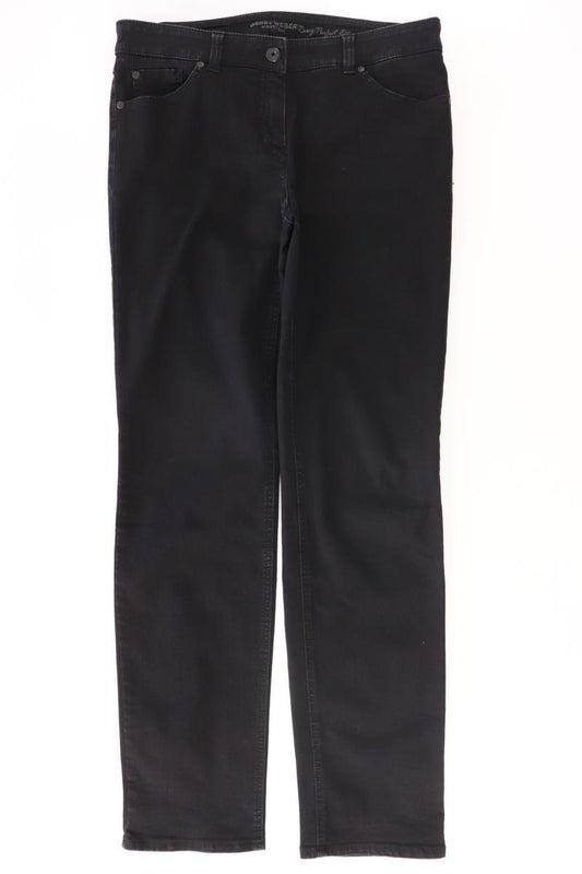Gerry Weber Straight Jeans Gr. 42 schwarz aus Baumwolle