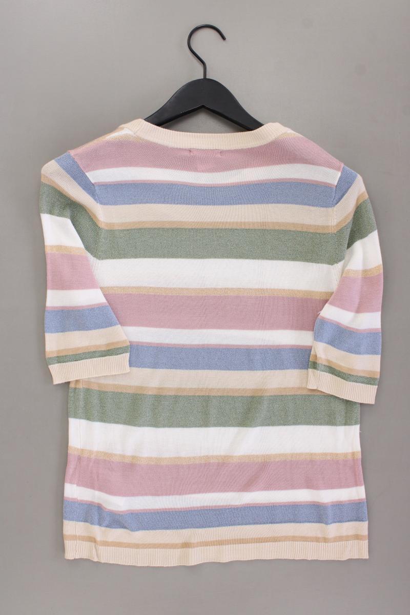 Esqualo Ringelshirt Gr. L gestreift Kurzarm mit Glitzer mehrfarbig aus Viskose