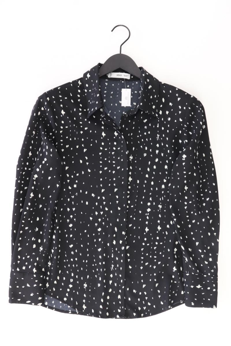 Mango Langarmbluse Gr. S schwarz aus Polyester