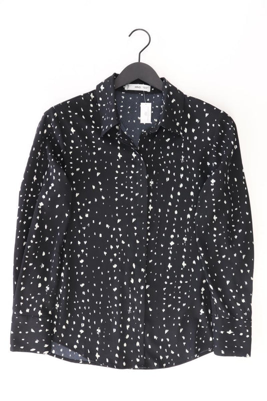 Mango Langarmbluse Gr. S schwarz aus Polyester