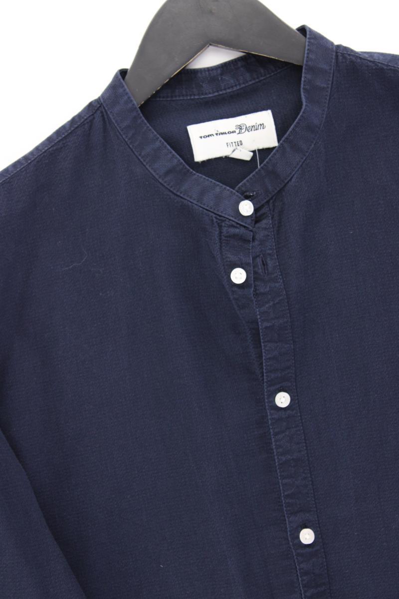 Tom Tailor (Denim) Langarmhemd für Herren Gr. L blau