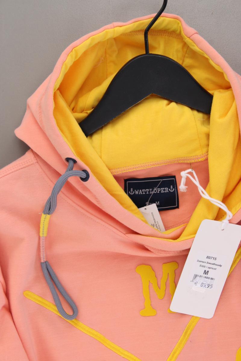 Wattlöper Hoodie Gr. M neu mit Etikett orange aus Baumwolle