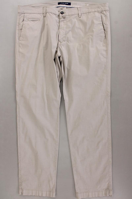 Pierre Cardin Hose für Herren Gr. W42/L32 creme aus Baumwolle