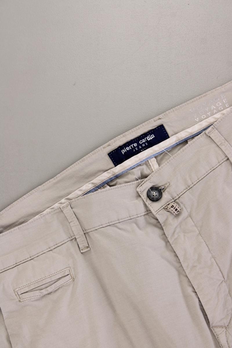 Pierre Cardin Hose für Herren Gr. W42/L32 creme aus Baumwolle