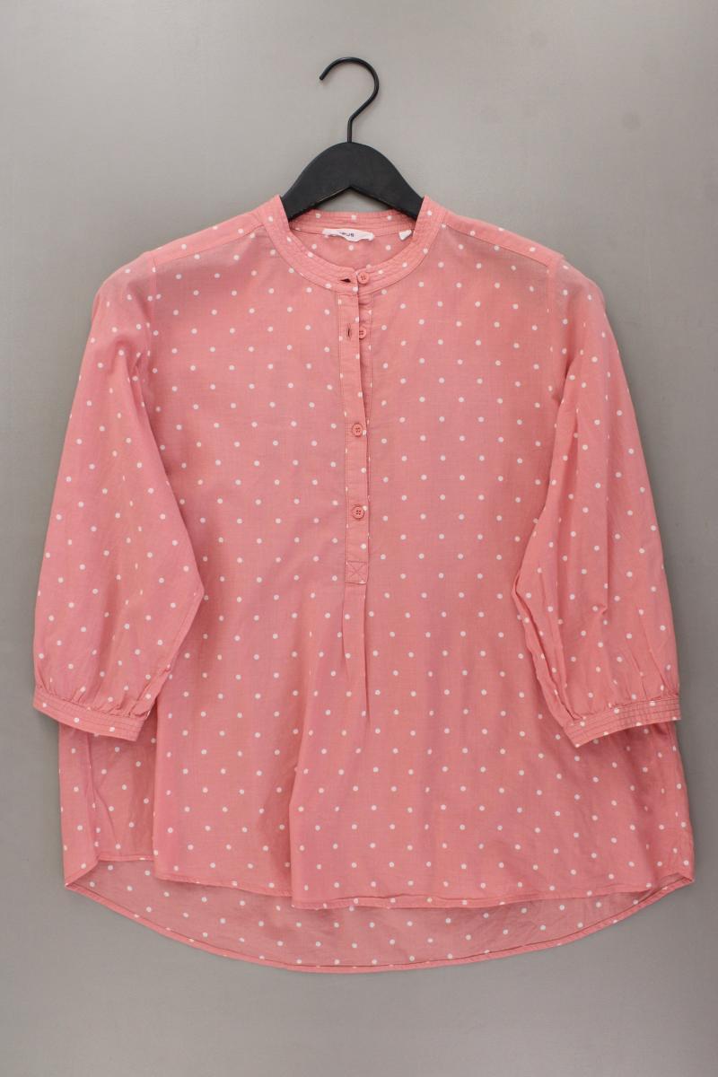Opus Bluse Modell Frinia Gr. 36 gepunktet 3/4 Ärmel rosa aus Baumwolle