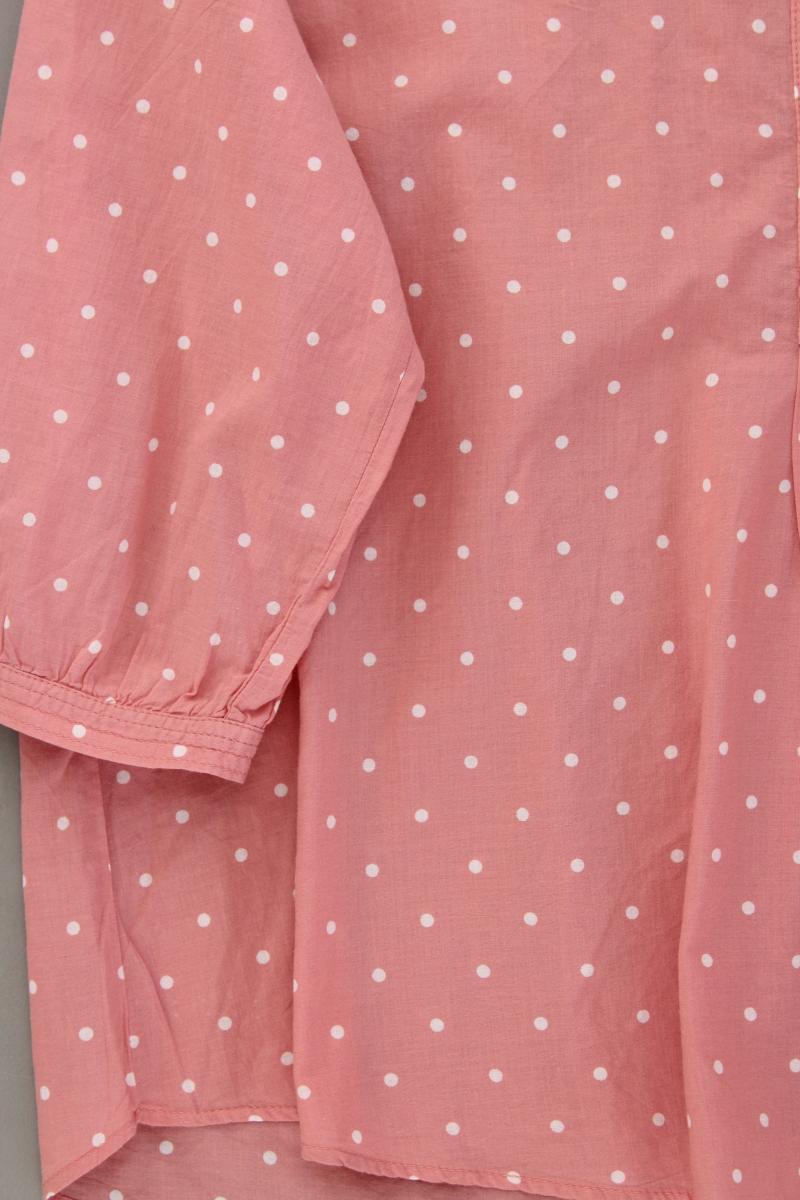 Opus Bluse Modell Frinia Gr. 36 gepunktet 3/4 Ärmel rosa aus Baumwolle