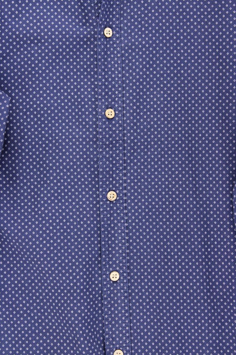 Tom Tailor (Denim) Langarmhemd für Herren Gr. XL blau aus Baumwolle