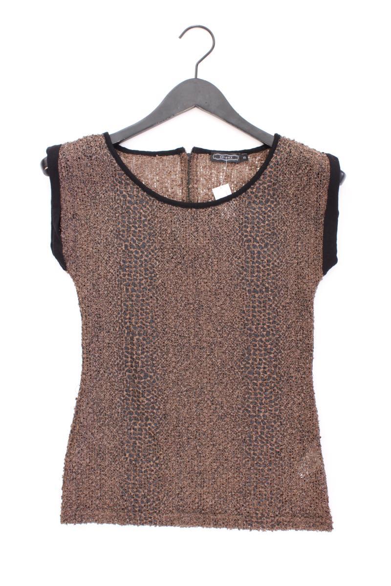 Geisha T-Shirt Gr. XS Kurzarm braun aus Polyester