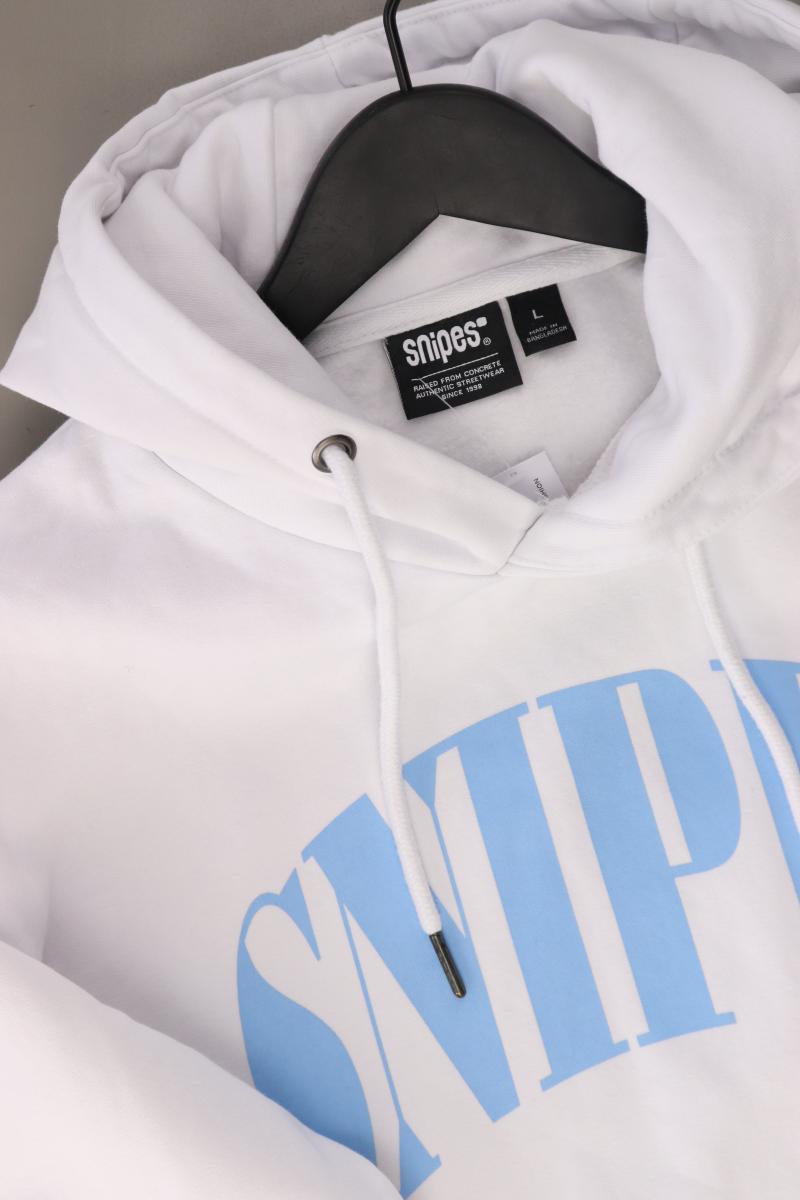 Snipes Hoodie für Herren Gr. L weiß aus Baumwolle